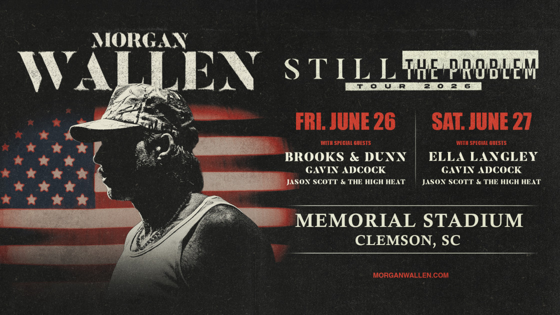 Morgan Wallen || June 26-27, 2026 || Memorial Stadium – Clemson