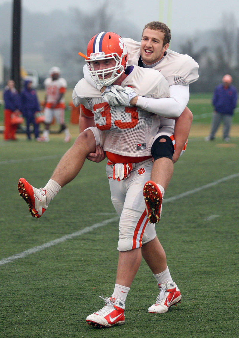 Mat Riggs Clemson Seniors’ Last Day of Practice at Clemson (Photos by Rex Brown ...
