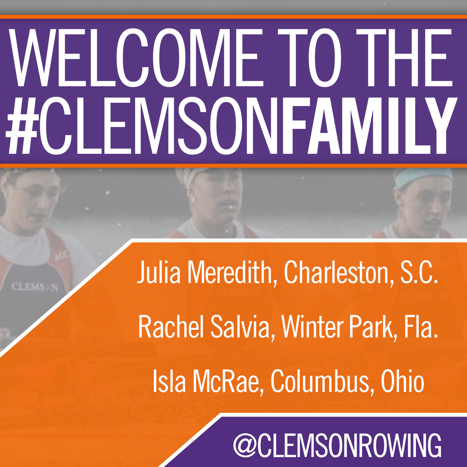 Rowing Signs Three During Early Signing Period