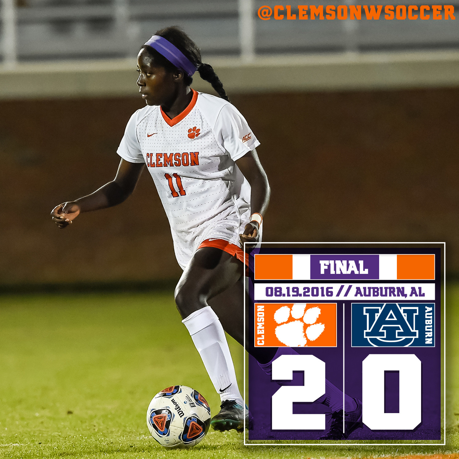 #10 Clemson Defeats #12 Auburn On the Road to Open Season Friday ...