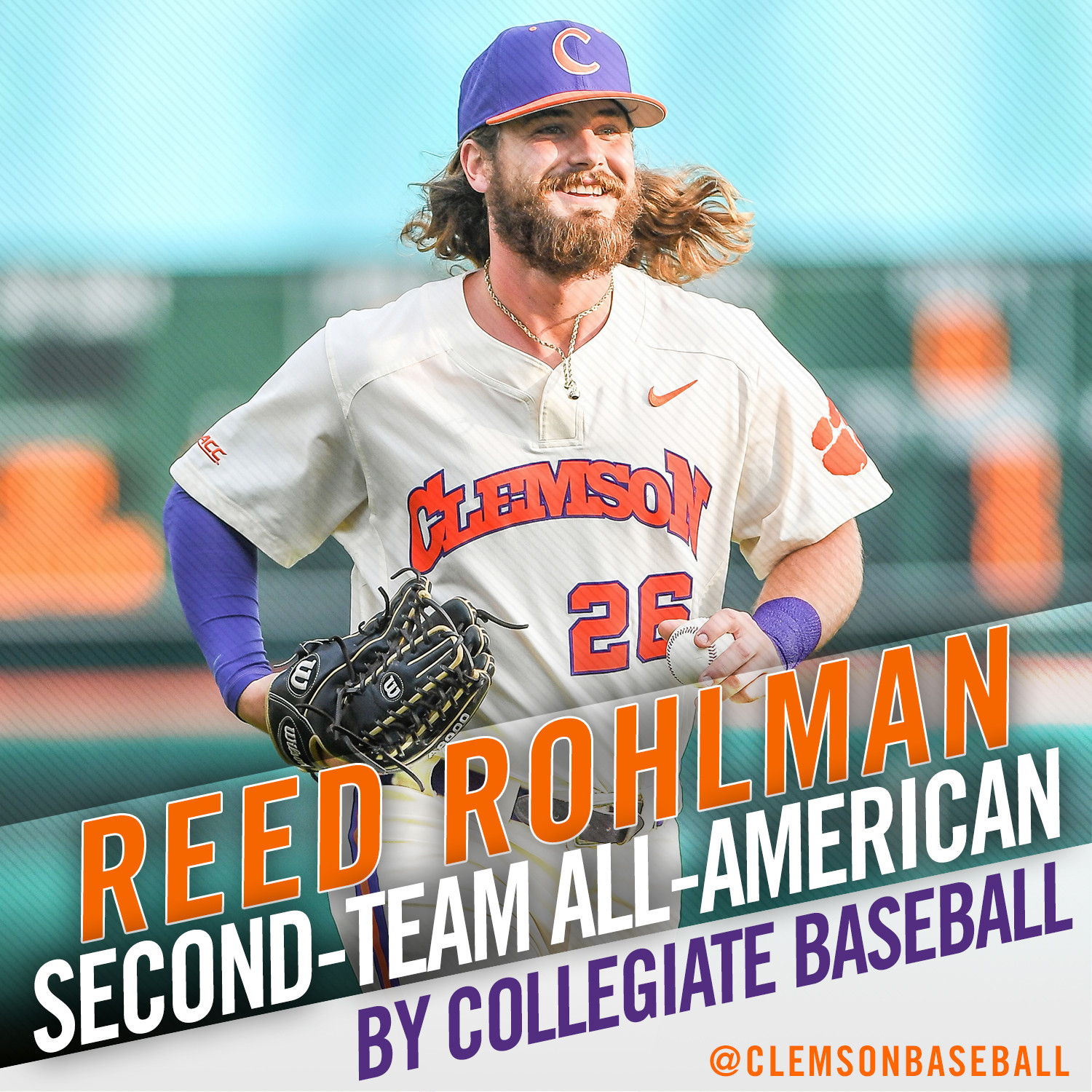Rohlman Named an All-American – Clemson Tigers Official Athletics Site