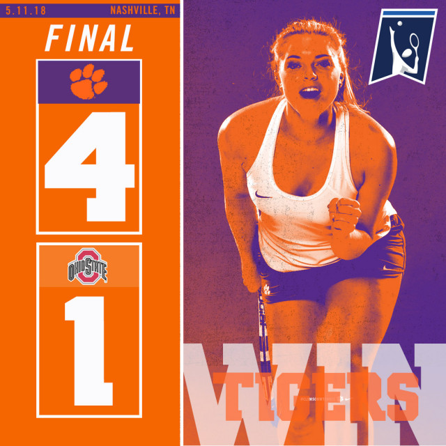 Clemson Upsets Ohio State 4-1 to Advance to NCAA Second Round – Clemson ...