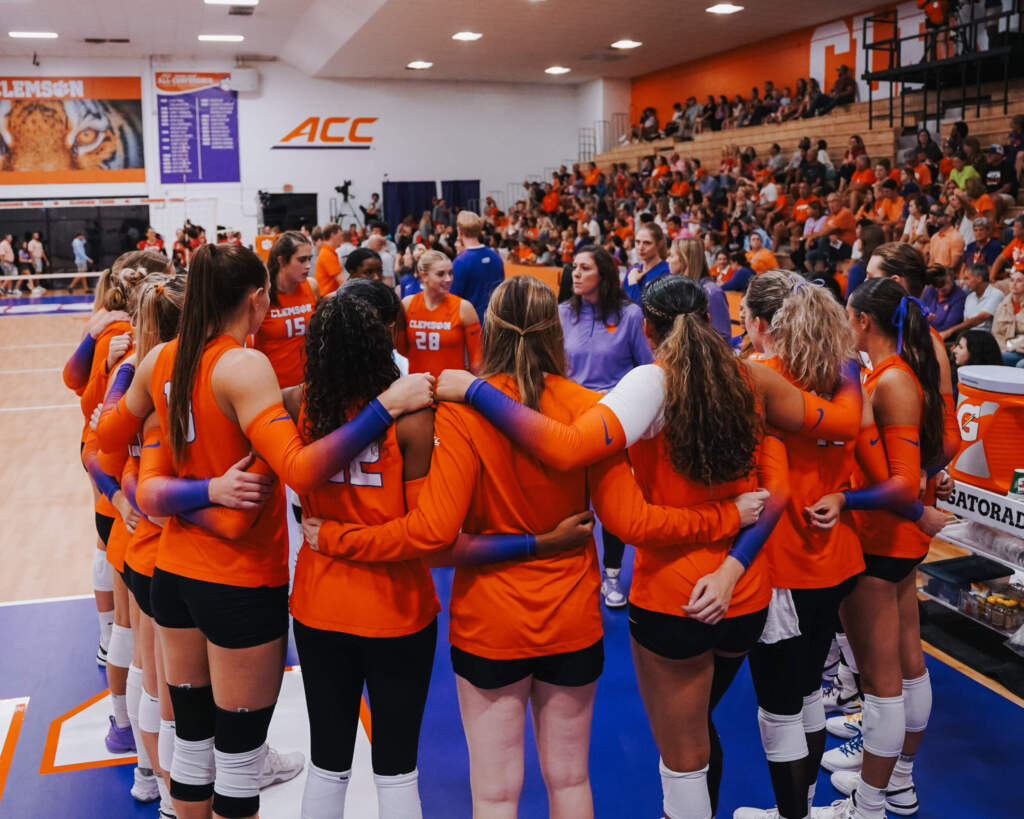 Volleyball Welcomes Record Crowd; Falls to NC State