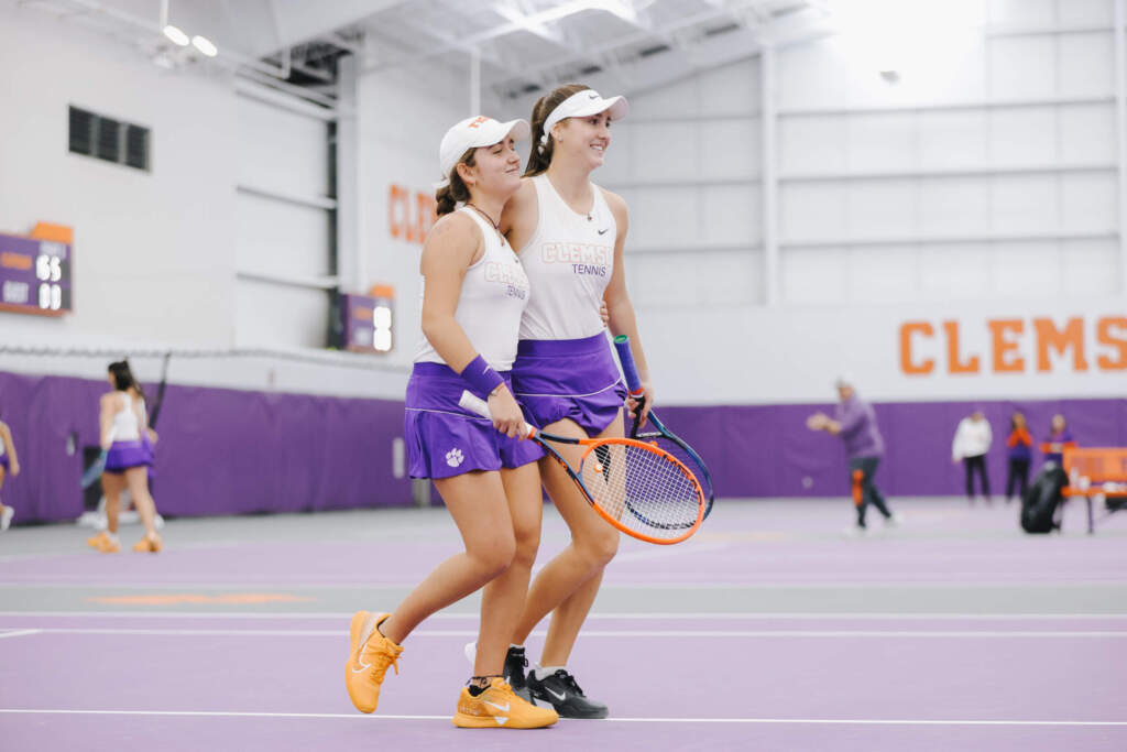 WTEN: Two Clemson Doubles Pairs Earn National Rankings in Latest ITA Poll