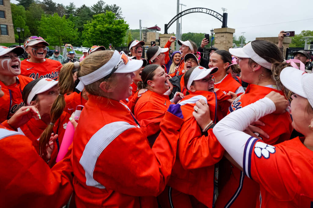 Sixth Inning Downpour Fuels Flurry of Tiger Runs, Clemson Advances to ACC Championship