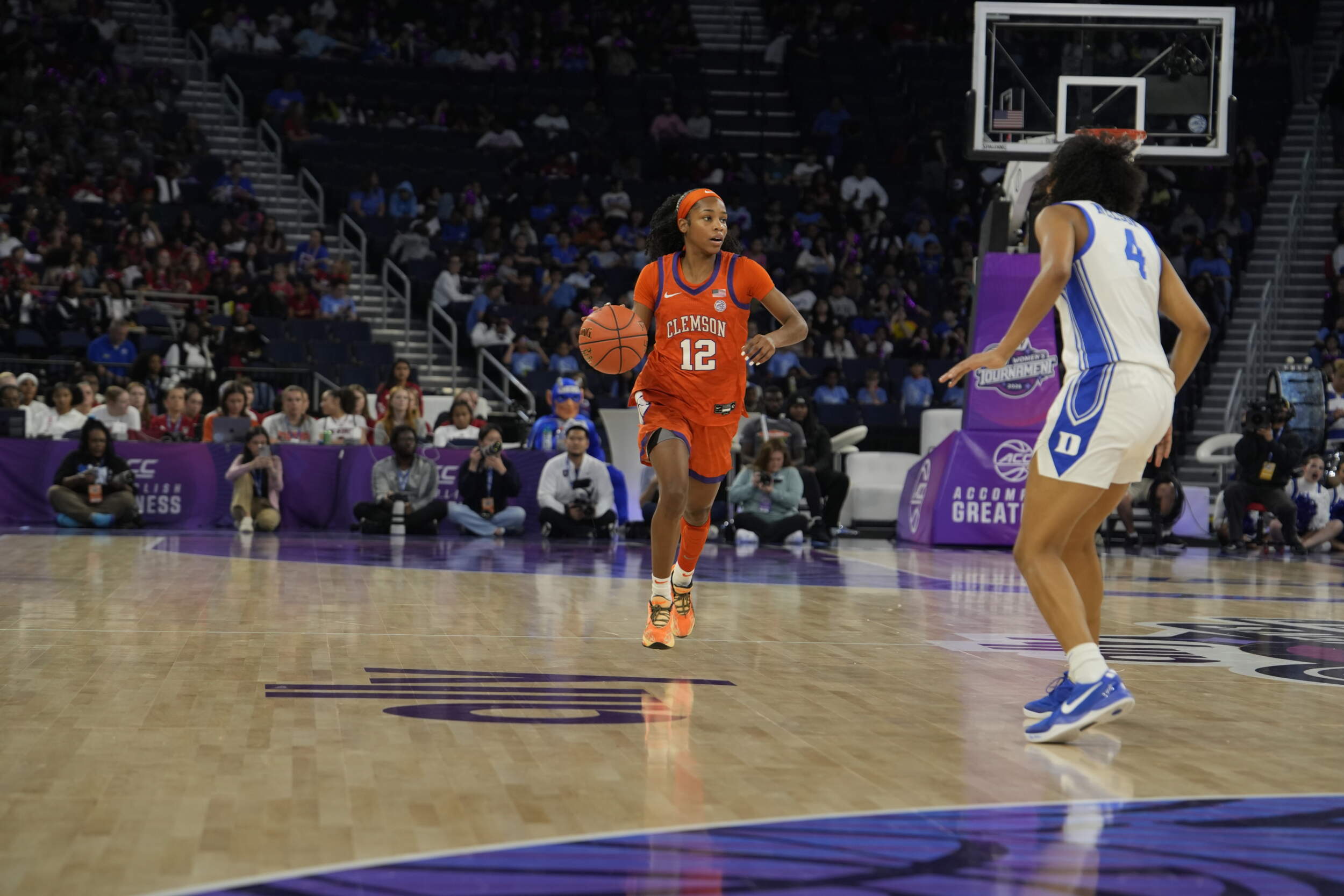 Tigers Drop ACC Tournament Quarterfinal Matchup to Top-Seed Duke, 60-46
